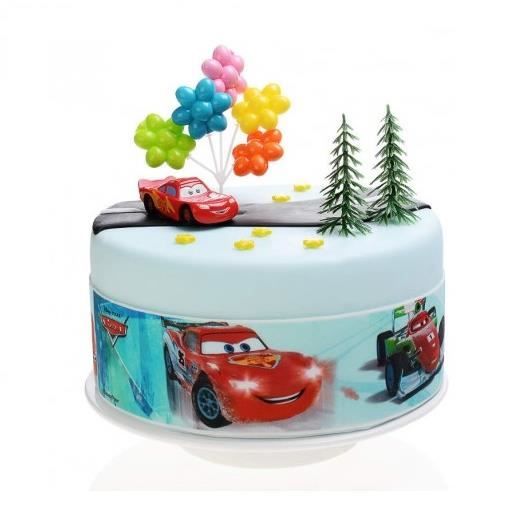 Kit Pvc Decor Cars Gateau Anniversaire Decoration Voiture Garcon
