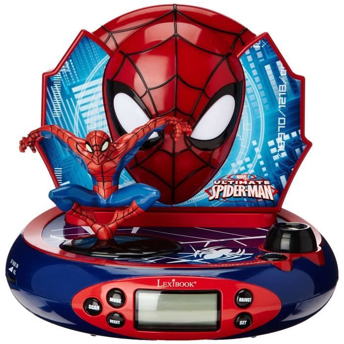 Lexibook RP500SP Jeu Electronique Radio Réveil Projecteur Spider Man - vue 2