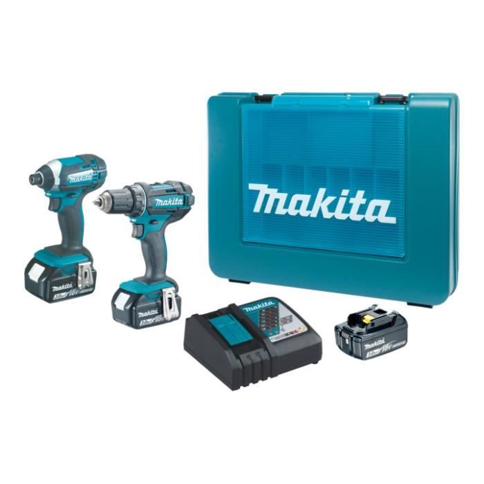 Perceuse sans fil Makita DDF482 1 900 trmin Batterie incluse XPT protection