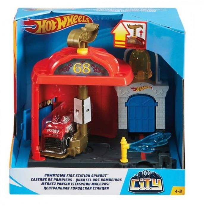 City Hot Wheels Caserne de pompiers avec un camion aille Unique Coloris  Unique - Cdiscount Jeux - Jouets