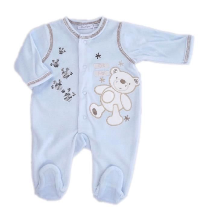 Pyjama Bebe Garcon En Velours Bleu Ciel Ourson Bleu Ciel Cdiscount Pret A Porter Pyjama Bebe Garcon En Velours Bleu Ciel Ourson Bleu Ciel Cdiscount Pret A Porter