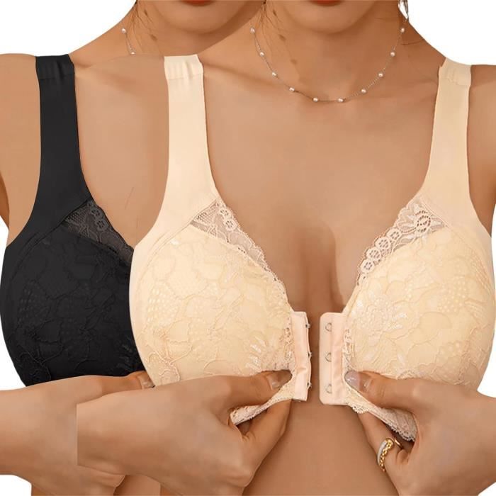 SOUTIEN-GORGE Soutien Gorge Femme Ouvert Devant Sans Armature Soutiens