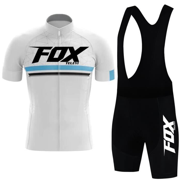 FOX TELEYI Ensemble de cyclisme d ete uniforme de velo maillot de velo de route vetements de velo VTT vet Cdiscount Sport