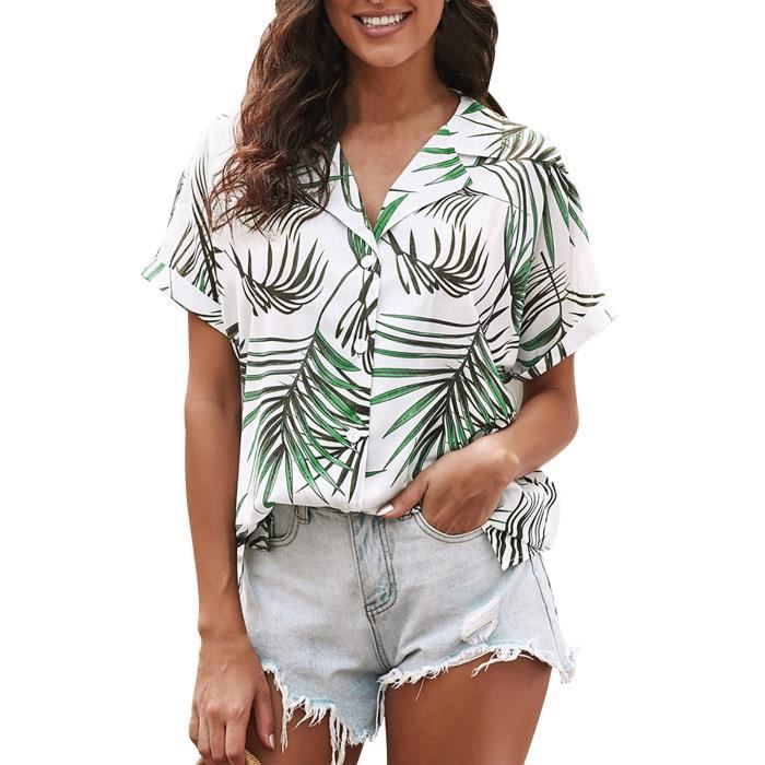 Pieces - Crop Top à Col En V Et Manches Volantées à Imprimé Petites