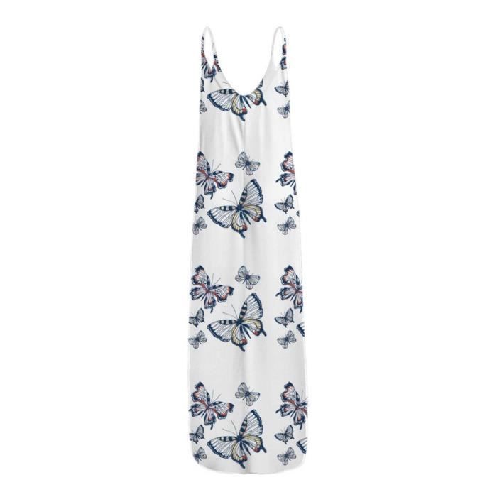 Pyjama 146 - Combinaison D'été à Imprimé Papillon - Taille Moyenne/longue - 100% Polyester