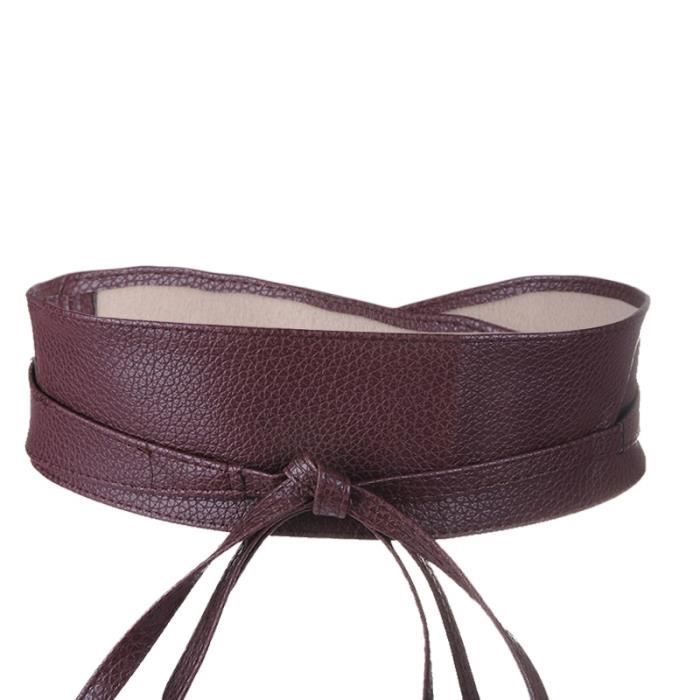 Ceinture cuir souple nouer online