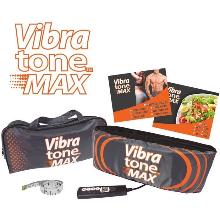 Vibratone Max Ceinture Abdominale Vibrante Tonifiez vos abdos obliques hanches taille fessiers et cuisses. Cdiscount Sport