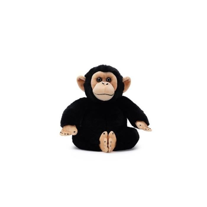 Animal en peluche National Geographic Chimpanz Noir 25 cm