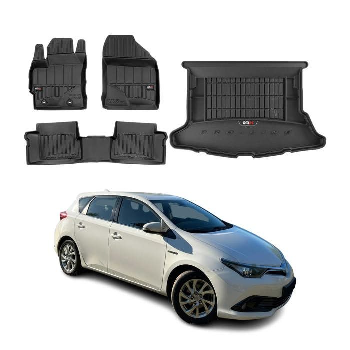 Tapis de coffre en caoutchouc adapté pour - Toyota Yaris (également