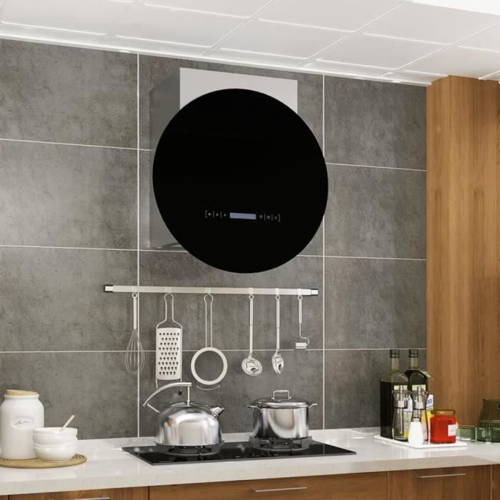 Hotte aspirante cuisine style contemporain Silencieux murale avec écran  tactile LCD et capteur 756 m3 - h LED - Cdiscount Electroménager