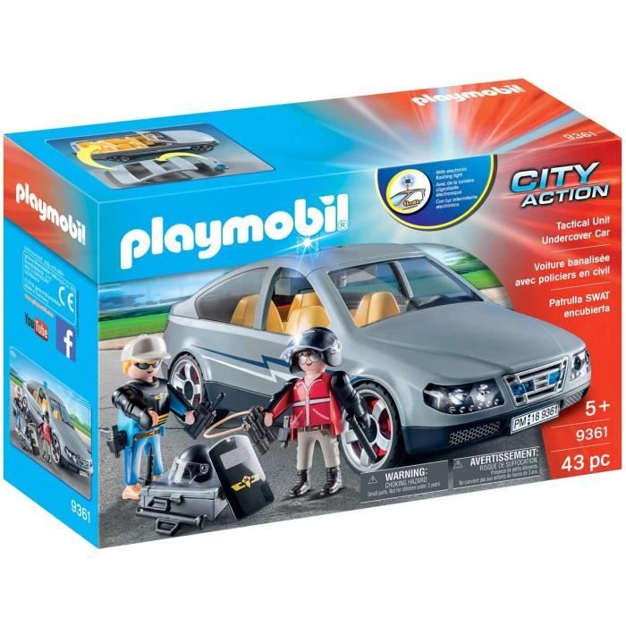 voiture banalisée police playmobil