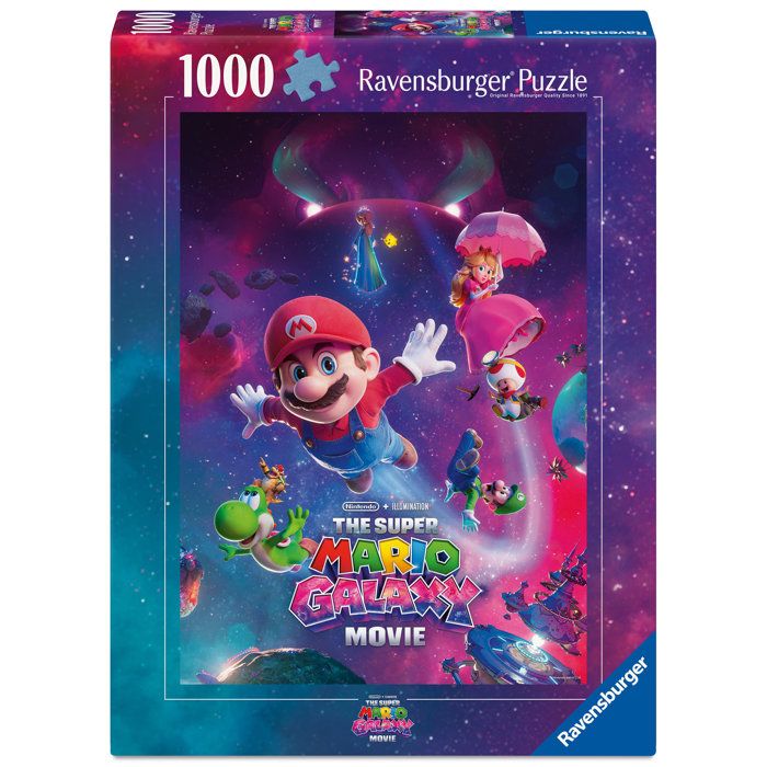 Puzzle 1000 pièces : Aventures galactiques Super Mario 2 Ravensburger France