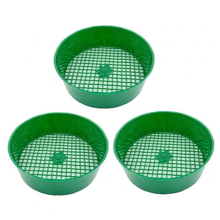 Tamis à Myrtilles En Acier Inoxydable - Maille 10mm, 30x30 Cm - Idéal Pour Jardin, Tri Des Baies Et Sable