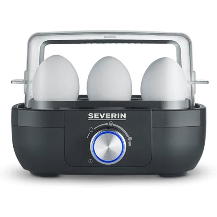 Cuiseur à œufs Princess 6 œufs - 300W, Verre Doseur, Arrêt Auto, Sans BPA, Cuisson Dure/mollet/coque - 1