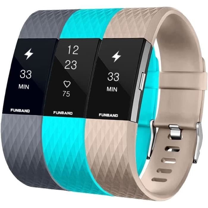 Bracelet de montre en silicone Fitbit Sense 2 / Versa 4 - Bleu Taille