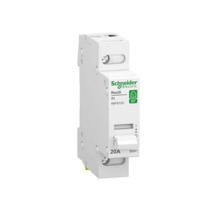 Resi9 XP interrupteur 1P 20A 1NO 250VCA SCHNEIDER R9PS120