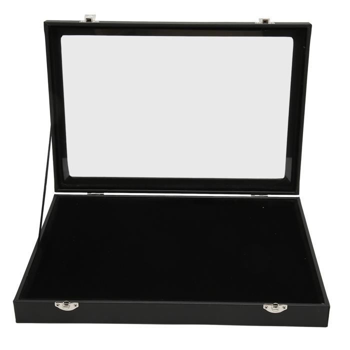 Vitrine de collection d'épingles - OMABETA - 35x24x5cm - Simili cuir