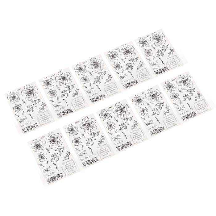 Tampons Transparents Océan - Méduses, Coquillages, Tortues - Pour Scrapbooking, Journaling, Cartes DIY - 16x11 Cm