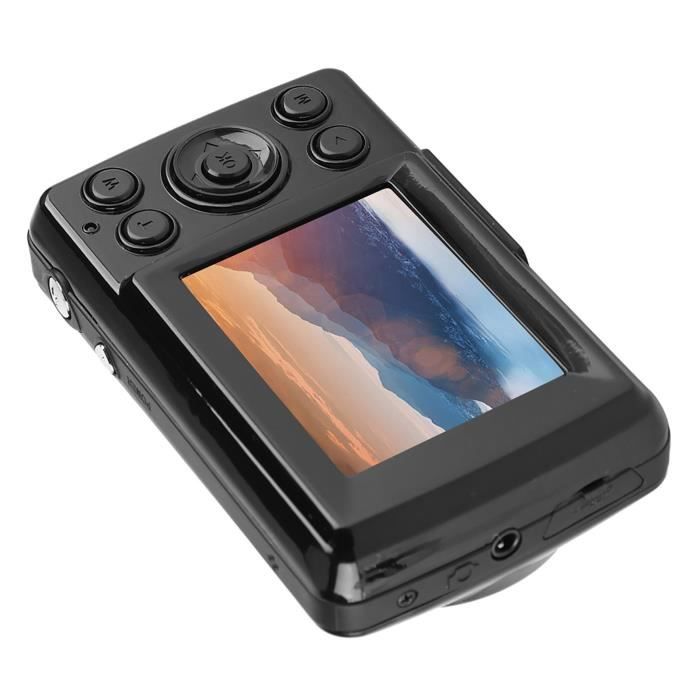mini caméra vidéo Mini caméscope numérique extérieur 16MP 720P 30FPS Zoom 4X HD (noir)