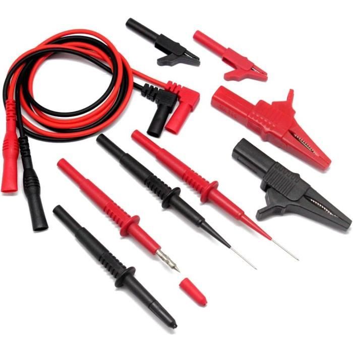 Tl809 Short Aidetek multimètre à embout fils de test Tl809 pour multimètre testeur ...