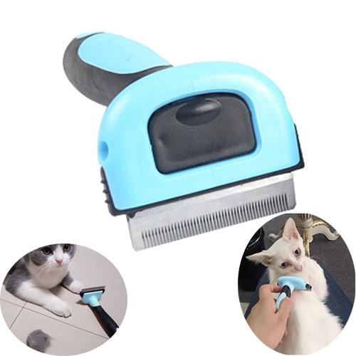 Comparer les prix de Peigne étrille de Toilettage pour Chat Chien de Poils Courts Démêloir de Nettoyge Brosse,Réduit chute poils Enlever Poil Jusqu'à 90%