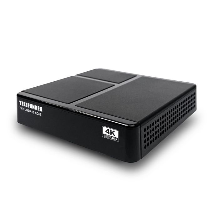 Telefunken - Récepteur TNT UHDR10 pour télévision numérique terrestre UHD 4K - 1000 canaux - PVR - Tuner TNT UHD/SD/HD/UHD/2K/4K