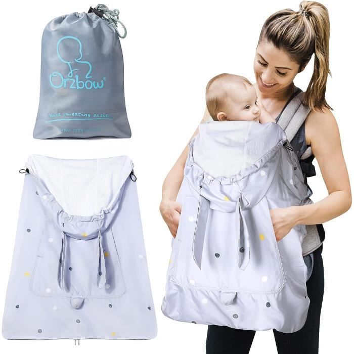 Housse Imperméable Pour Porte-Bébé, Été Cape Porte Bebe Avec