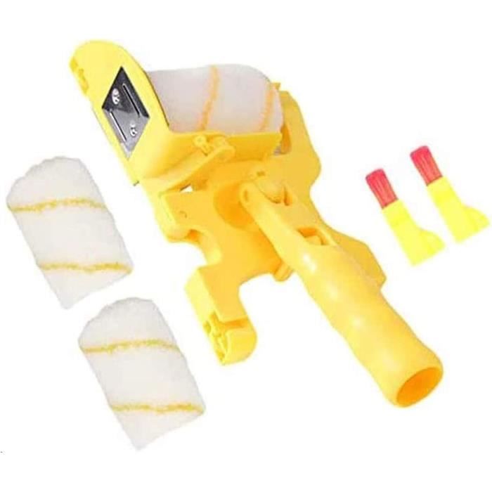 Rouleau à Peinture Incurvé Professionnel - Manche Long Et Recharges Incluses - Parfait Pour Tubes, Tuyaux Et Surfaces Arrondies (1¼" à 2¼") - 7