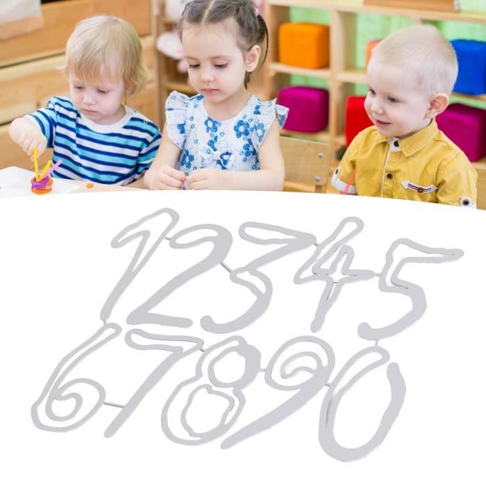 Matrices De Découpe En Métal Avec Chifes 3D De 15cm De Haut, Pour Scrapbooking, Album De Bricolage, Gauage De Carte De Vministériels X, 2024