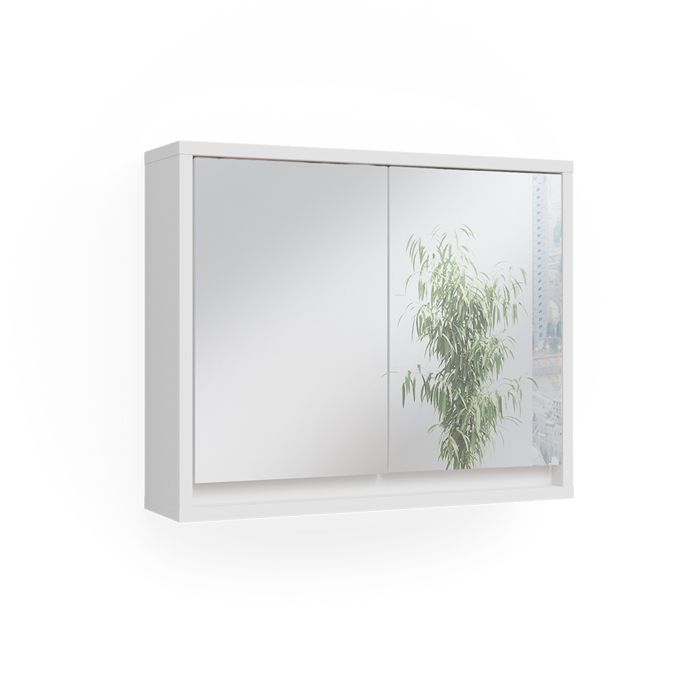 Armoire de toilette Vicco Mila blanc Cdiscount Maison