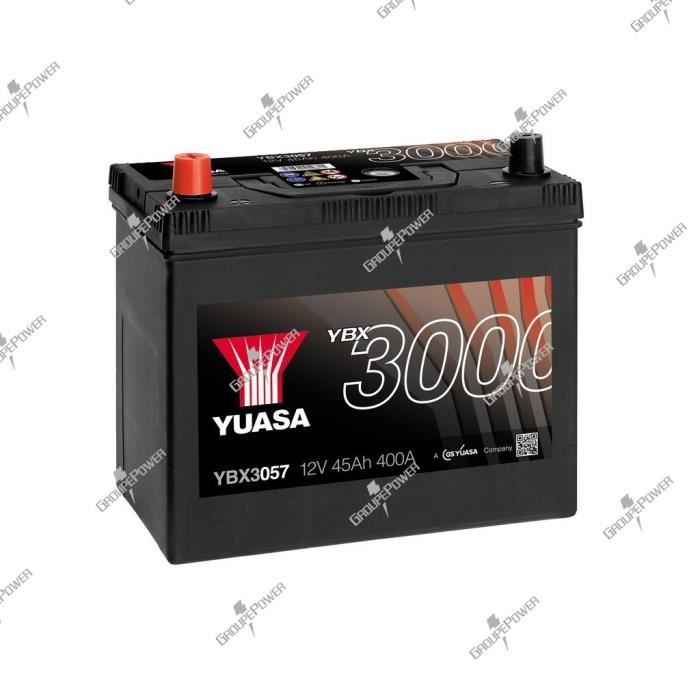 Batterie auto, voiture YBX3057 12V 45Ah 400A Yuasa SMF Battery