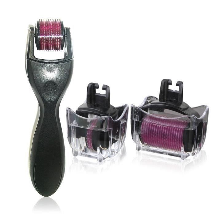 Rouleau Microneedle Titane 1.5mm 1200 Aiguilles - Pour Dermaroller Peau Et Cicatrices - Neuf