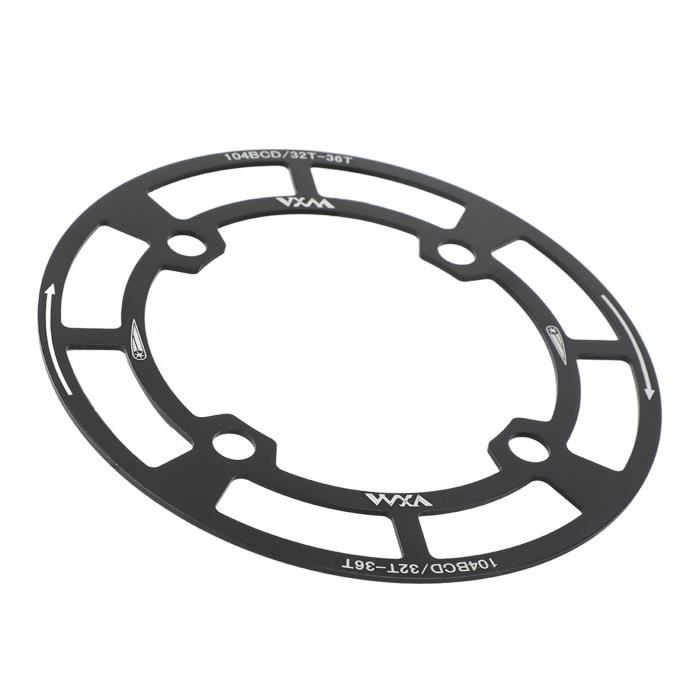 Protection De Plateau Aluminium 104BCD Pour VTT – Compatible 32/34/36 Dents, Léger 63g, Plusieurs Couleurs