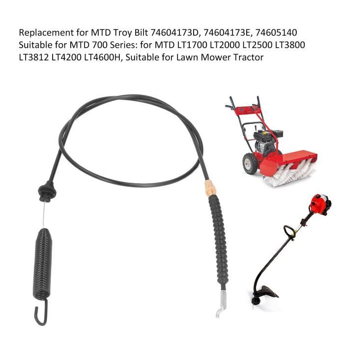 Câble D'engagement Du Plateau De Coupe Pour Tondeuse Troy-Bilt / MTD Série 700 - Remplacement Réf. 74604173D, 74605140, Etc.