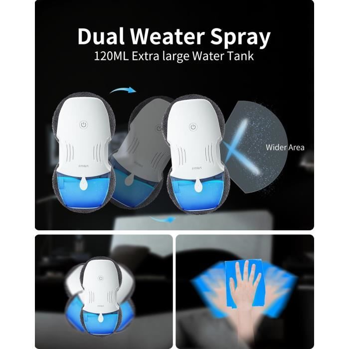Lot De 8 Chiffons Lavables Compatibles Ecovacs Winbot Mini - Microfibre Absorbante Pour Robot Lave-vitres