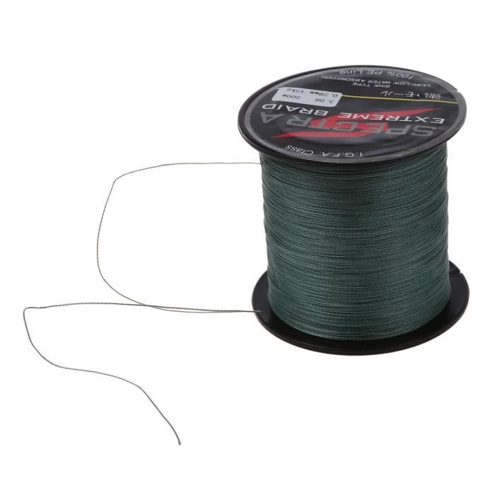 Bonne Ligne Tressée Godline 150m 25lb 0.23mm – Green 4 Brins Pêche