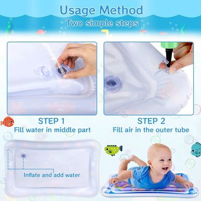 Ronipic Tapis D'eau Bébé, Tapis D'eau Sensoriel Bébé Avec Miroir Jouets