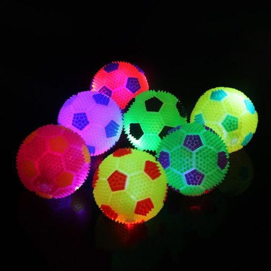 Lot De 10 Balles Massages Lumineuses Foot Piques 7cm Jouet Pour Enfant Bebe Couleur Aleatoire Cdiscount Jeux Jouets