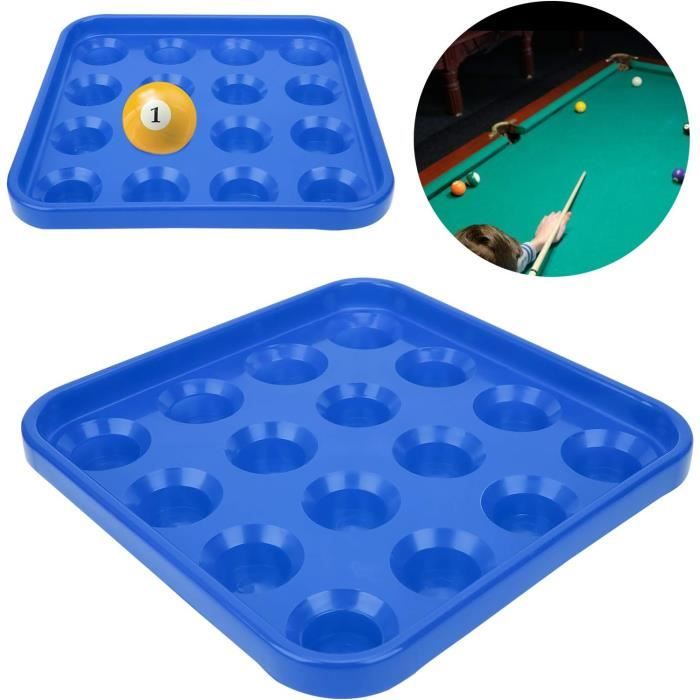 Support (rack) Pour 10 Queues De Billard - Rangement Organisé Snooker/pool - Couleur Marron