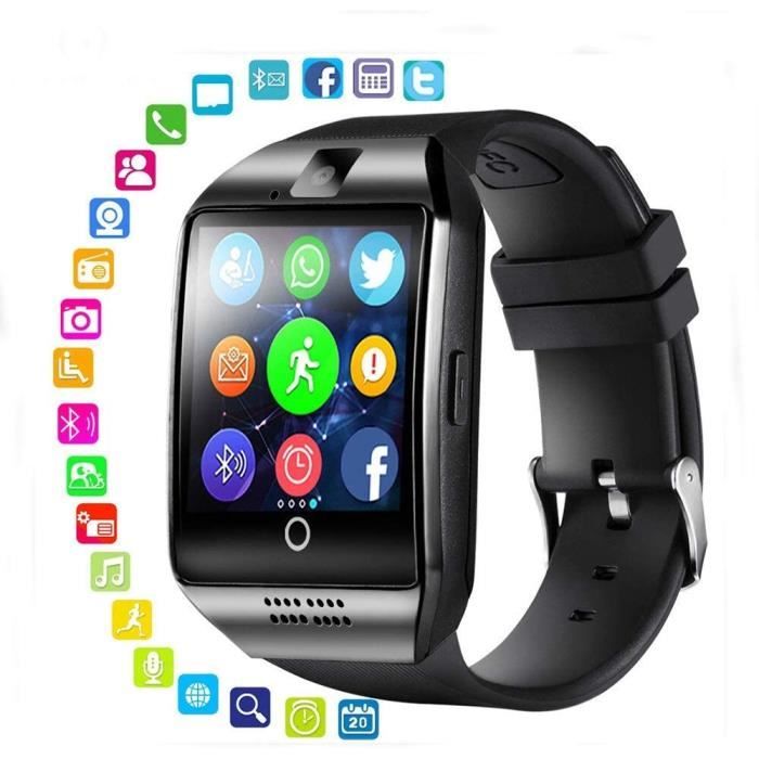 Montre Connectée Sport T168 - Homme & Femme - Écran 40mm - Bracelet Silicone - Compatible Android