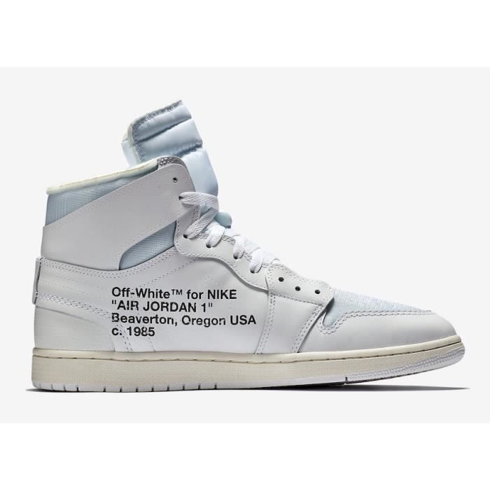Air jordan sale off white blanche