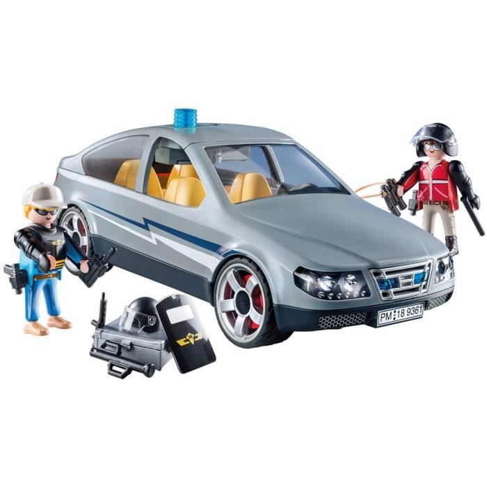 PLAYMOBIL 9361 City Action Voiture banalis e avec policiers en