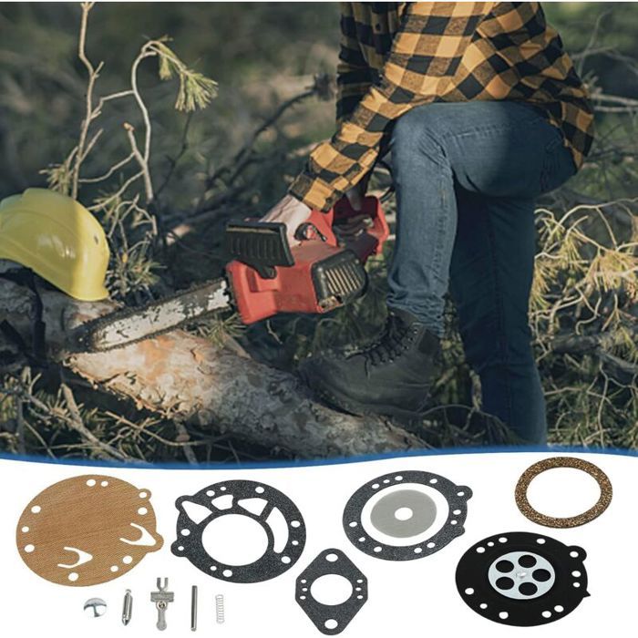 Kit De Joints Pour Carburateur Zama RB-42 - Compatible Stihl 08, 070, 090, TS350, TS360 - Pour Tronçonneuses, Débroussailleuses