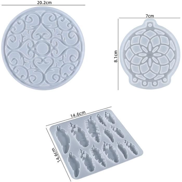 MOULE EN SILICONE Attrape-rêves Pour La Fabrication