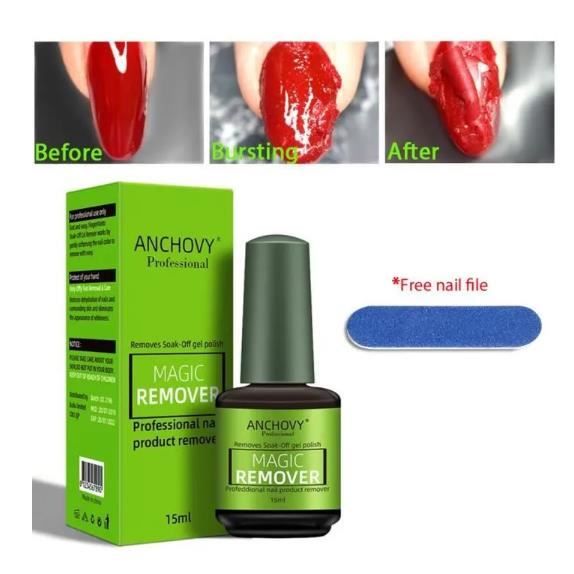 Lot De 3 Dissolvants Pour Vernis Semi-permanent - Marque Excellent - Capsules Et Gel UV - Neuf