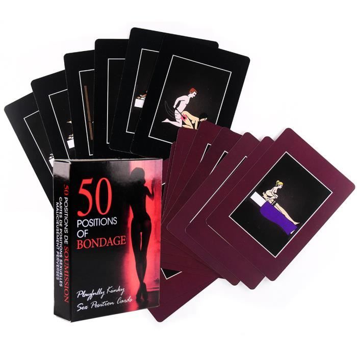 Jeu de cartes Sexy pour Couple, jeux érotiques, position sexuelle, cartes  en papier, année de sexe pour adulte