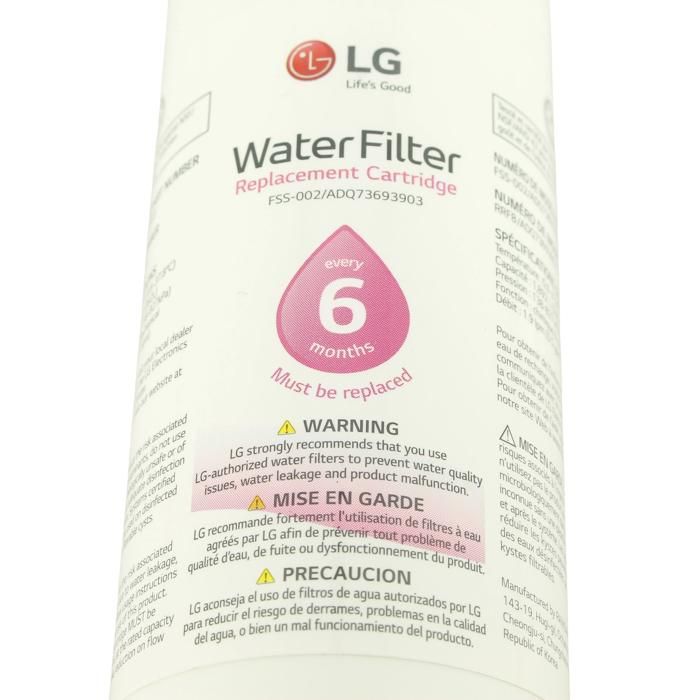 2 Filtres à Eau AquaHouse Compatibles Réfrigérateur LG - Externe, 6 Mois Durée
