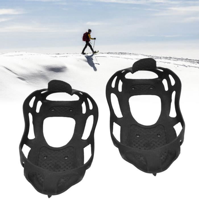 YOSOO crampons antidérapants TPE 24 dents anti-dérapant glace crampons  chaussures crampons crampons crampons pour la neige au sol - Cdiscount Sport