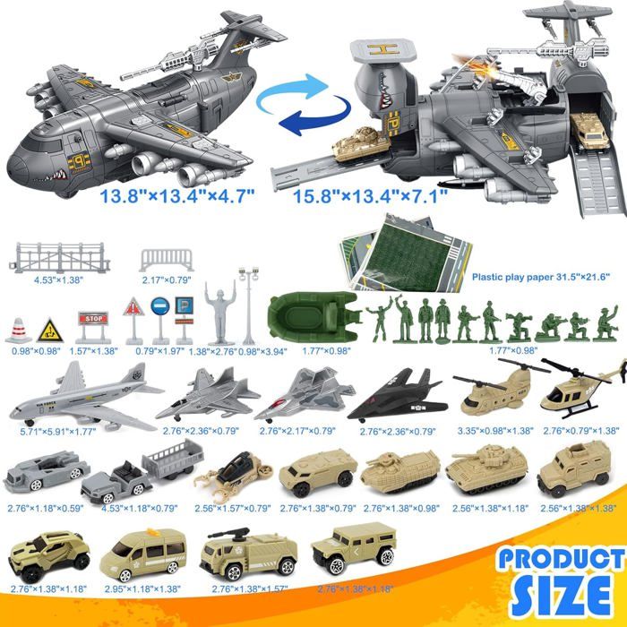 jouet avion tole fer stratocruiser militaire USAF 92514