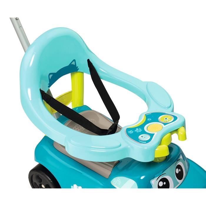 Porteur auto bleu Smoby : King Jouet, Porteurs & Jouets à bascules Smoby -  Jeux d'éveil